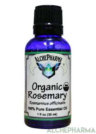 Rosemary Organic Essential Oil - 100% pure /Rosemary leaves sourced from India.-Essential Oils-AlchePharma