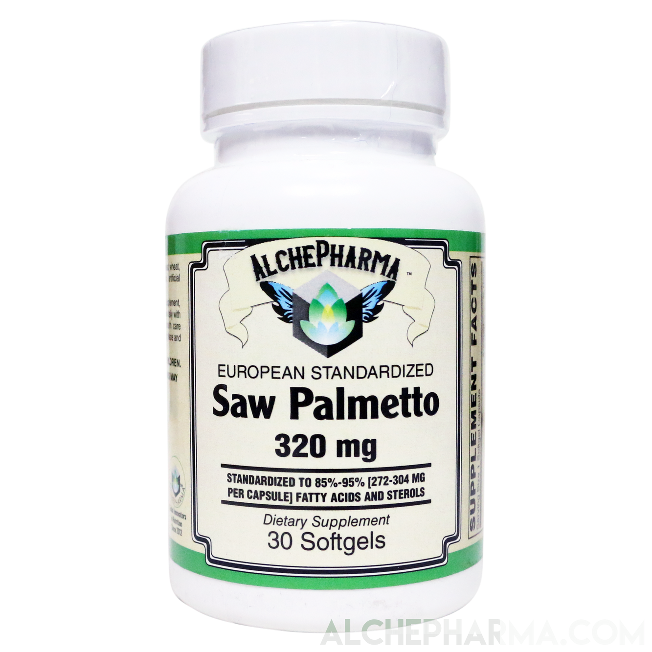Saw Palmetto Extract 320 mg. ( European Standardized to 8595 Fatty