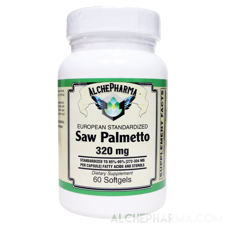 Saw Palmetto Extract 320 mg. ( European Standardized to 8595 Fatty