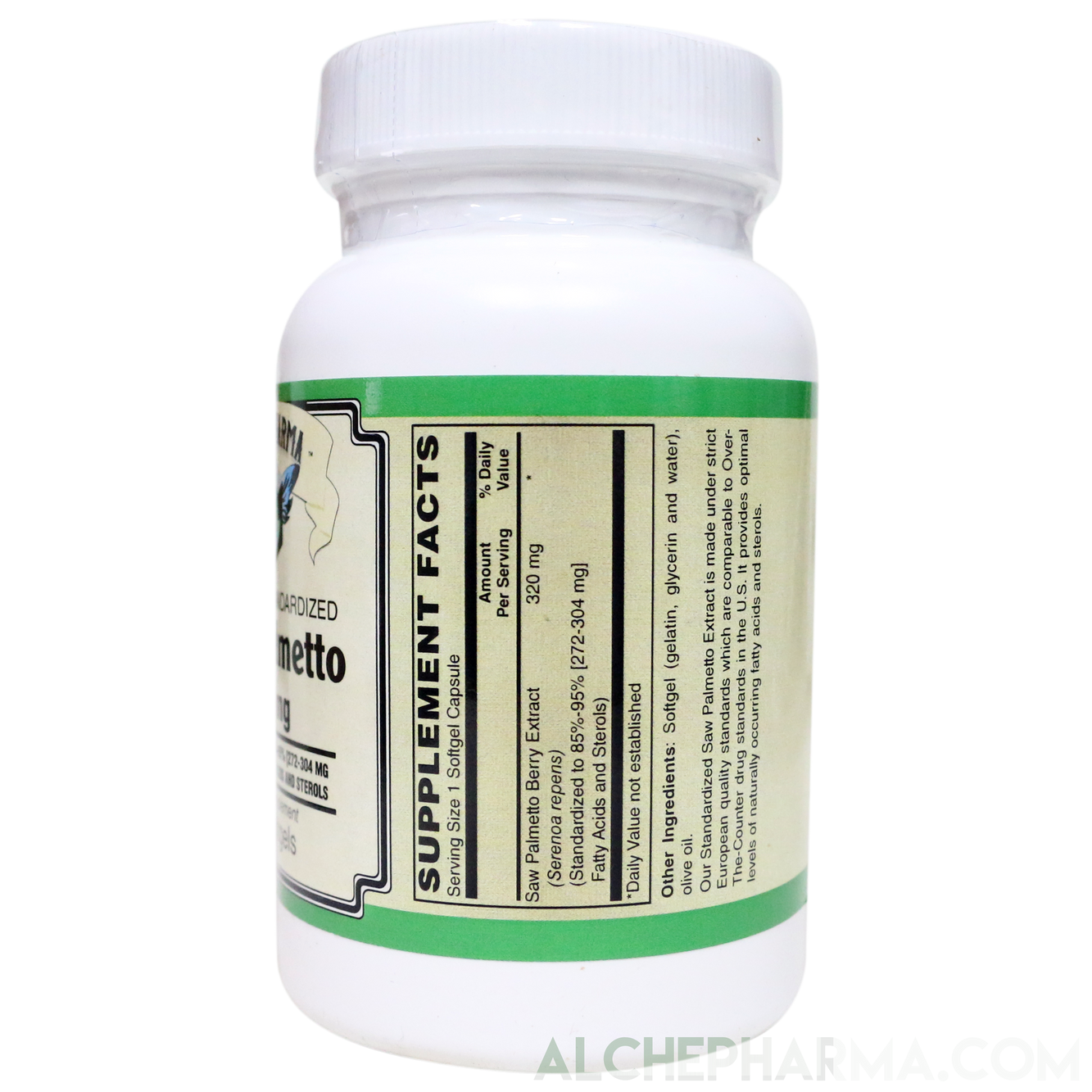 Saw Palmetto Extract 320 mg. ( European Standardized to 8595 Fatty