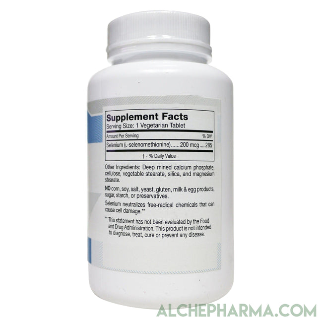 Selenium ( L-selenomethionine ) natural food-form of selenium Sol-U-Tab® enhanced-Minerals-AlchePharma