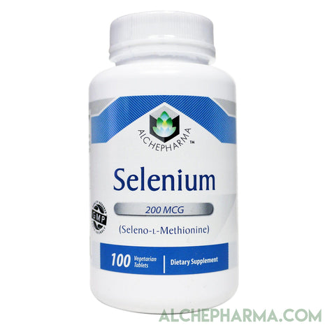 Selenium ( L-selenomethionine ) natural food-form of selenium Sol-U-Tab® enhanced-Minerals-AlchePharma