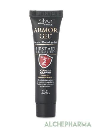 Silver Biotics Armor Gel wound dressing gel first aid and burn relief