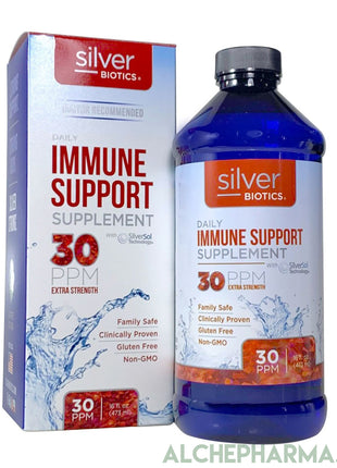 Silver Biotics Brand Silver Extra Strength Daily Immune Support 30 PPM 8 fl oz