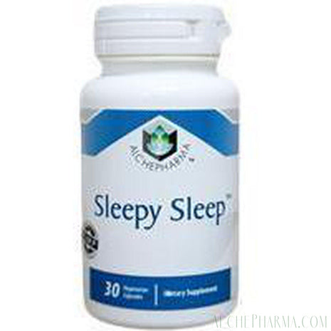 Sleepy Sleep - Herbal, 5-HTP, Melatonin Combination-Sleep-AlchePharma-30 Veg Caps-AlchePharma