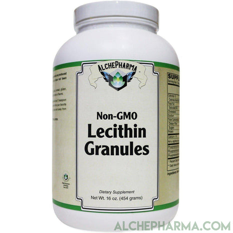 Soy Lecithin Granules (Non-GMO) 16 oz - AlchePharma
