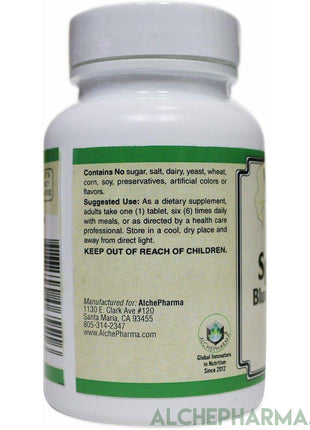 Spirulina Natural  (Blue Green Algae) 500 mg 100 Tablets - AlchePharma