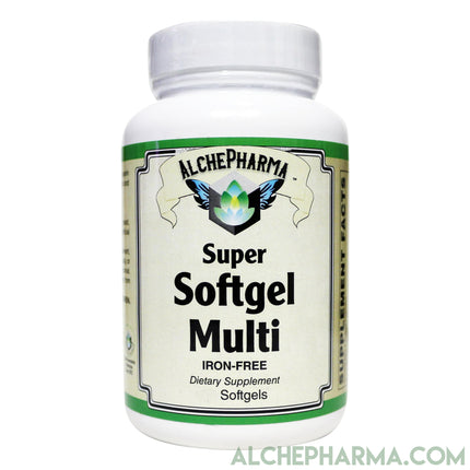 Super Softgel Multi : A Liquid High Potency Multi-Vitamin-Mineral Soft Gel for easier digestion and absorption-Multi-Vitamin-AlchePharma