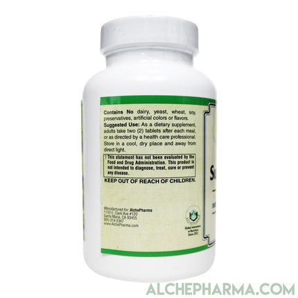 Superzymes™- Digestive Support Multi-Enzyme Formula ( High Strength Amylase, Protease, Lipase ) Formulae-Digestion-AlchePharma