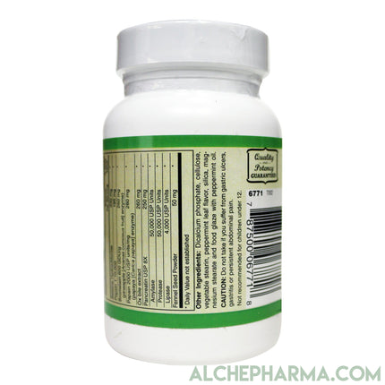 Superzymes™- Digestive Support Multi-Enzyme Formula ( High Strength Amylase, Protease, Lipase ) Formulae-Digestion-AlchePharma