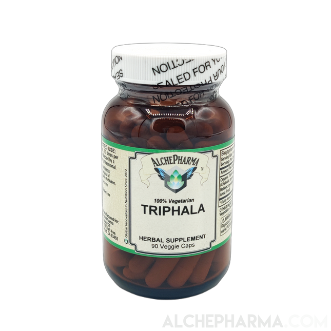 Triphala - 100% vegetarian (90 vcaps)-AlchePharma
