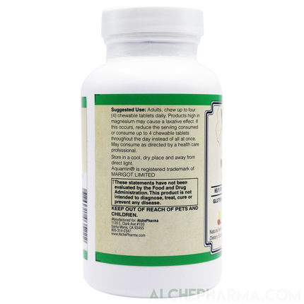 Triple Source Chewable Magnesium Aquamin® Citrate and Chelate Vegan, great tasting Berry Lemonade-Vitamins & Supplements-AlchePharma