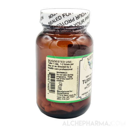 Turmeric (95% Curcuminoids - 450 mg - Gluten Free)-AlchePharma