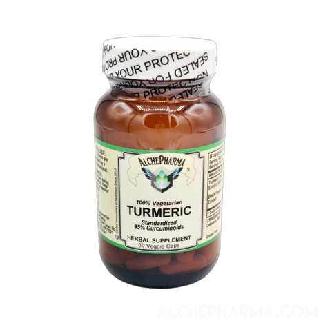 Turmeric (95% Curcuminoids - 450 mg - Gluten Free)-AlchePharma