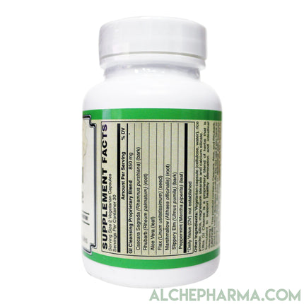 ULTRA GI CLEANSE (No Harsh Laxatives) w/ demulcent and carminative properties that soothe the mucosal lining.-cleanse-AlchePharma