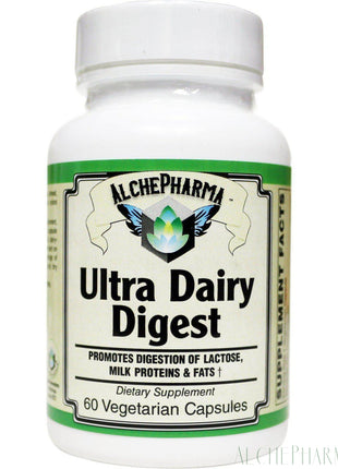 Ultra Dairy Digest ( 60 Vegetarian Capsules )-Digestion-AlchePharma-AlchePharma