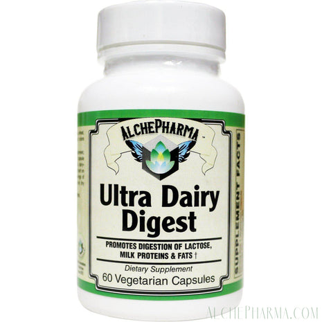 Ultra Dairy Digest ( 60 Vegetarian Capsules )-Digestion-AlchePharma-AlchePharma