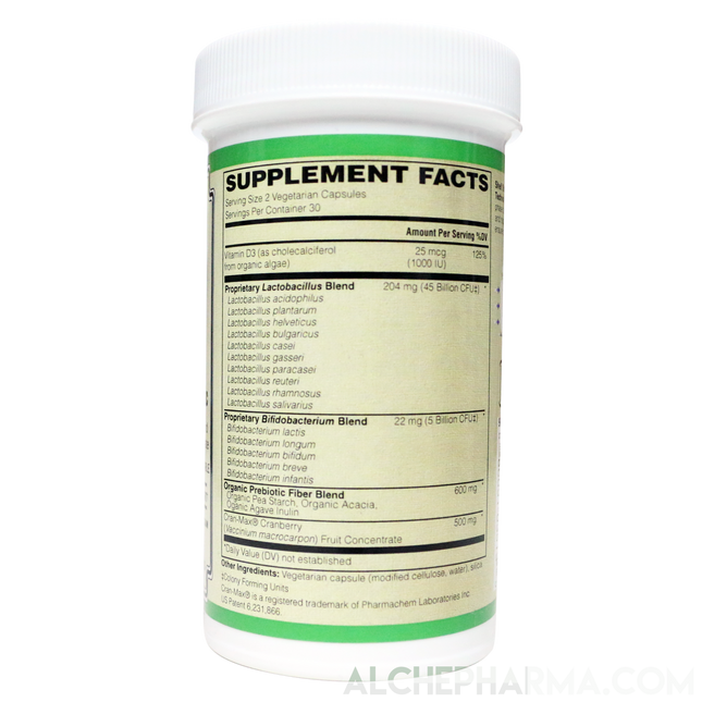 Urinary Formula - 50 Billion Probiotic Multi Strain w/Pre-Biotic and Cran-Max®️-Probiotics-AlchePharma