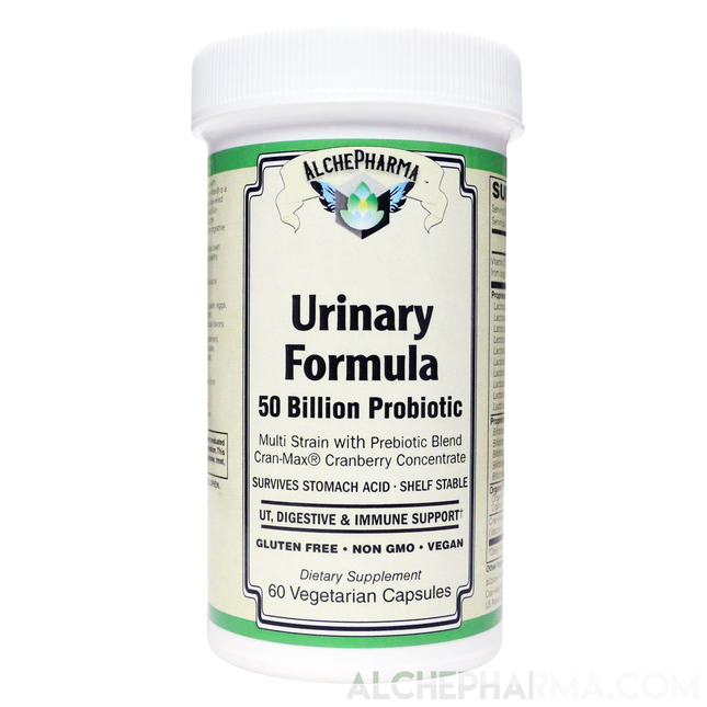 Urinary Formula - 50 Billion Probiotic Multi Strain w/Pre-Biotic and Cran-Max®️-Probiotics-AlchePharma