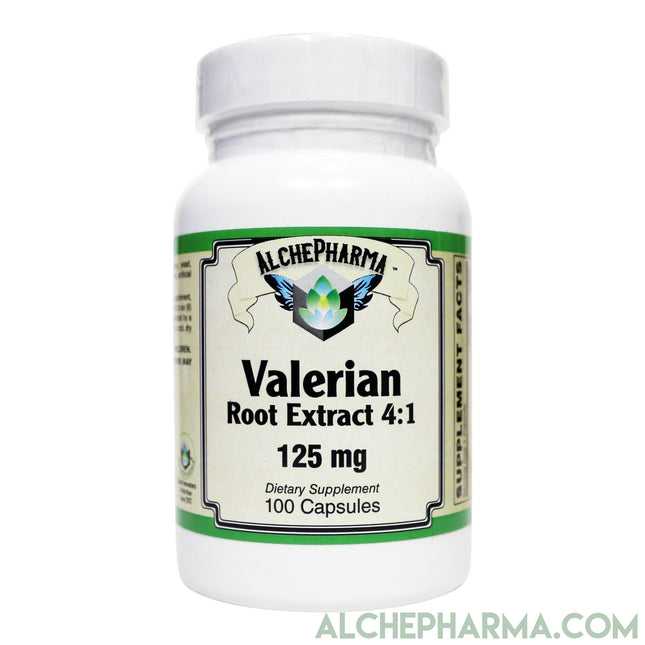 Valerian Root Extract 4:1 **(Equivalent to 500mg Valerian root powder) Valeriana officinalis-Herbs-AlchePharma