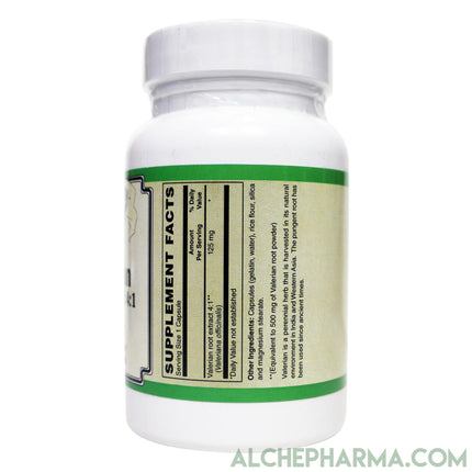 Valerian Root Extract 4:1 **(Equivalent to 500mg Valerian root powder) Valeriana officinalis-Herbs-AlchePharma