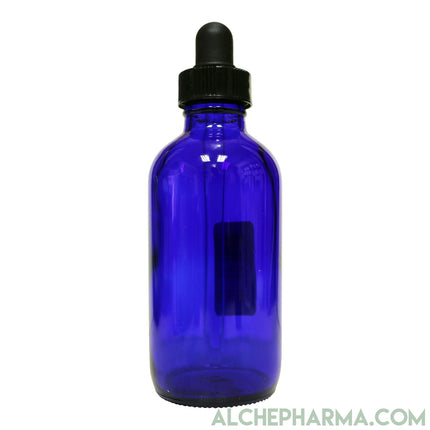 Vibrant Cobalt Blue Glass Dropper Bottles-Bottle-AlchePharma