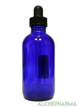 Vibrant Cobalt Blue Glass Dropper Bottles-Bottle-AlchePharma