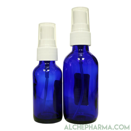 Vibrant Cobalt Blue Glass Spray or Mister Bottles-bottle-AlchePharma