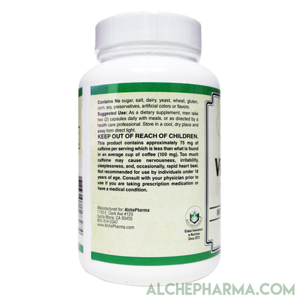 ViriloMax™-Men's Virility Support, with Horny Goat Weed (10% icariins ) and Korean Ginseng-Male Libido-AlchePharma