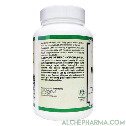 ViriloMax™-Men's Virility Support, with Horny Goat Weed (10% icariins ) and Korean Ginseng-Male Libido-AlchePharma