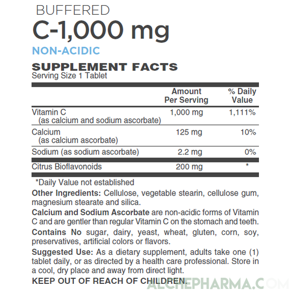 Vitamin C 1000mg Buffered Calcium And Sodium Ascorbates With Bioflavon vitamin-c-1000mg-buffered-calcium-and-sodium-ascorbates-with-bioflavon