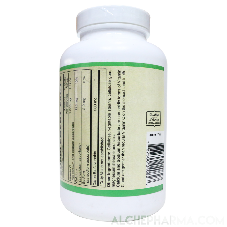Vitamin C 1000mg buffered calcium and sodium ascorbates with bioflavon