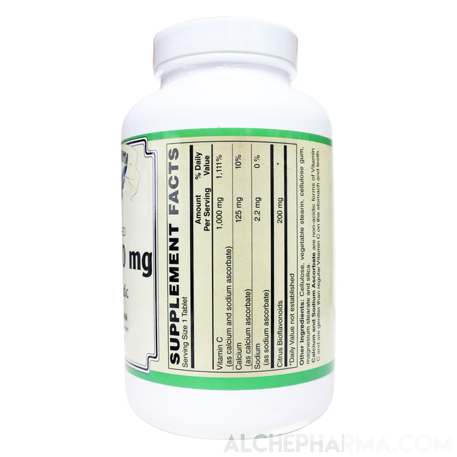 Vitamin C 1000mg buffered calcium and sodium ascorbates with bioflavon