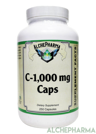 Vitamin-C 1,000mg w/ Citrus Bioflavonoids Complex Capsules-Vitamin-AlchePharma