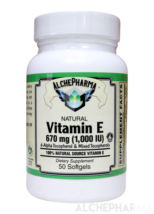 Vitamin-E 1,000 Natural Mixed Tocopherols-Vitamin-AlchePharma