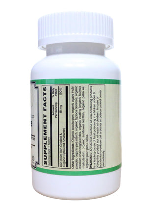 Whole Food Iron Chelate, Certified USDA Organic and from Sprouted Amaranth Simple and Clean Excipients-AlchePharma